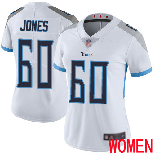 Tennessee Titans Limited White Women Ben Jones Road Jersey NFL Football 60 Vapor Untouchable